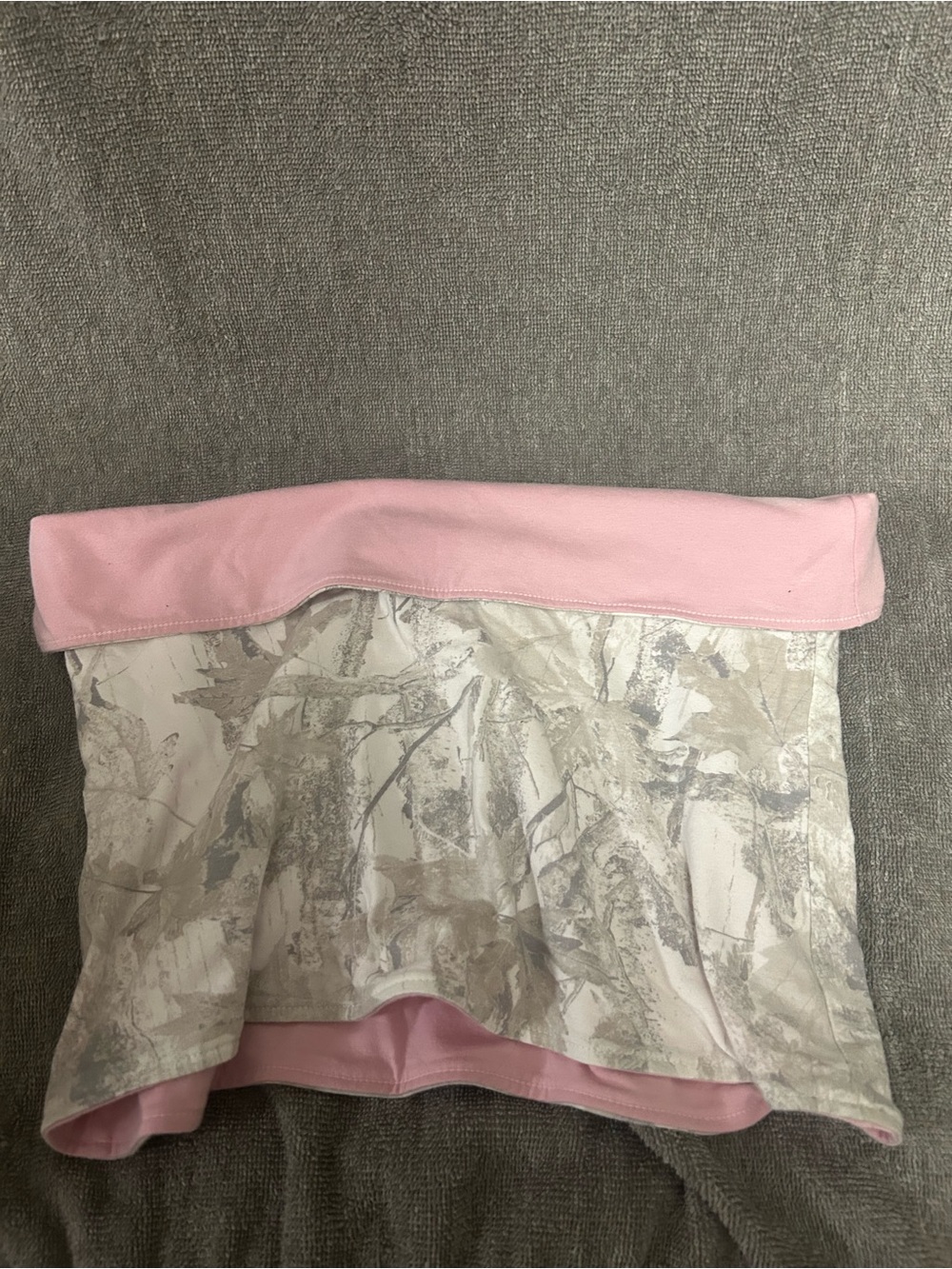 Hollister reversible camo tube top